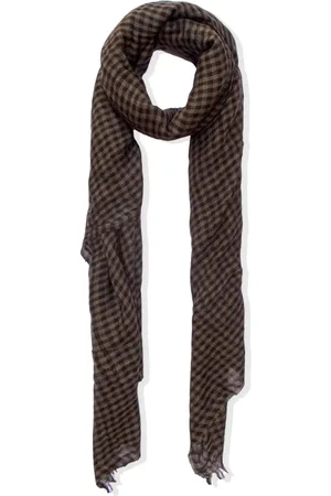 Cortana Tilbehør, Dame, Brun, ONE SIZE, Cashmere, Ternet Vichy Brun og Sort Tørklæde