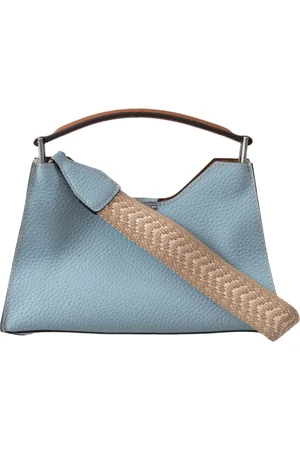 Gianni chiarini Taske, Dame, Blå, ONE SIZE, Uld, Moderne Sofistikeret Skuldertaske