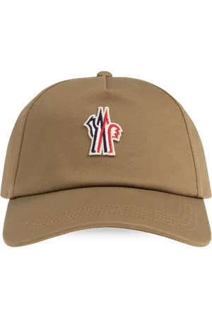 Moncler Tilbehør, Herre, Brun, ONE SIZE, Bomuld, Baseball Cap