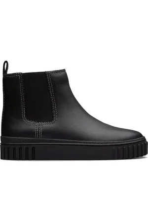 Clarks Sko, Dame, Sort, 37 EU, Læder, Sort Ankelstøvle