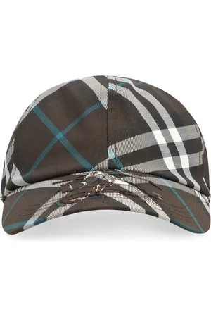 Burberry Tilbehør, Herre, Sort, L, Polyester, Baseballkasket med trykt motiv