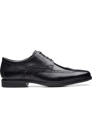 Clarks Sko, Herre, Sort, 40 EU, Læder, Wingtip Formelle Business Sko