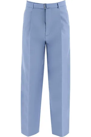 Lanvin Bukser, Herre, Blå, M, Uld, Chinos