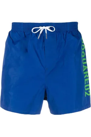 Dsquared2 Badetøj, Herre, Blå, L, Uld, Badetøj med sidelogo