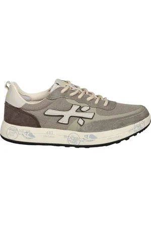 Premiata Sko, Herre, Grå, 40 EU, Nylon, Teknisk Mesh og Ruskind Sneakers