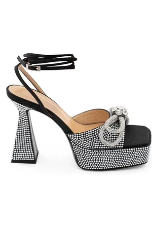 Mach & Mach Sko, Dame, Sort, 37 1/2 EU, Læder, Platform Sandaler