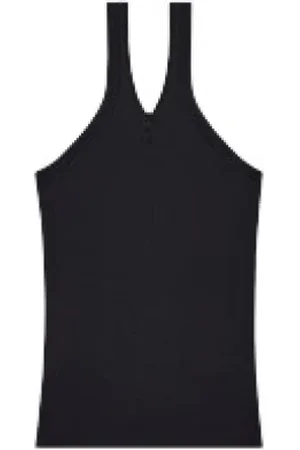 Courrèges Top, Dame, Sort, M, Luksus Tank Top