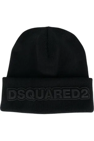 Dsquared2 Tilbehør, Herre, Sort, ONE SIZE, Uld, Knit Hat M084
