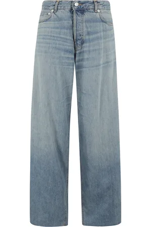 haikure Jeans, Dame, Blå, W27, Bomuld, Blå Bethany Wide Leg Jeans