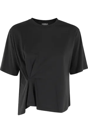 Dondup Top, Dame, Sort, S, Bomuld, Casual bomulds T-shirt