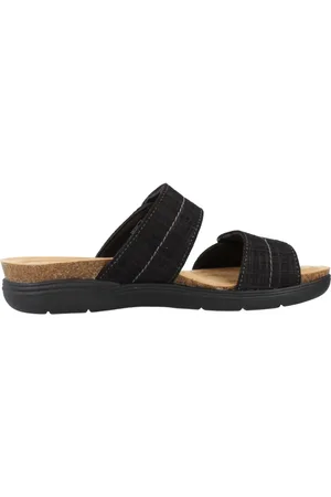 Clarks Sko, Dame, Sort, 39 EU, Uld, April Dusk Sliders
