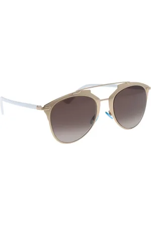 Dior Tilbehør, Dame, Gul, ONE SIZE, Uld, Reflected Solbriller