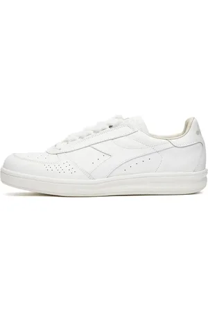Diadora Sko, Dame, Hvid, 42 EU, Læder, Elite Sport Sneakers