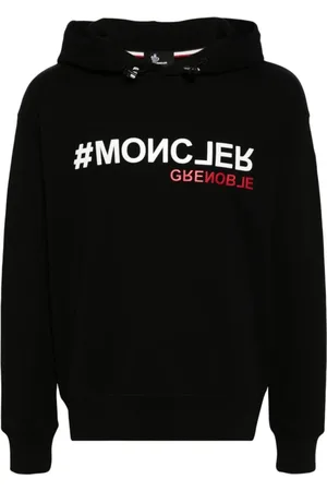 Moncler Sweathshirts & Hoodies, Herre, Sort, M, Bomuld, Hoodie