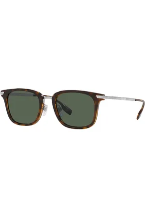 Burberry Tilbehør, Herre, Brun, 51 MM, Grøn Havana Solbriller