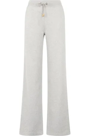 Roberto Cavalli Bukser, Dame, Grå, S, Flared Sports Pants med Snørelukning