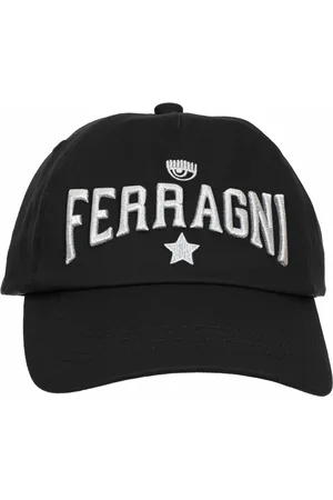 Chiara Ferragni Tilbehør, Dame, Sort, ONE SIZE, Bomuld, Caps