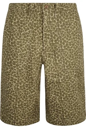 Maison Kitsuné Shorts, Herre, Grøn, 3XS, Bomuld, Workwear Bermuda Shorts