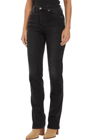 Liu Jo Jeans, Dame, Sort, W27, Bomuld, Straight Leg Jeans