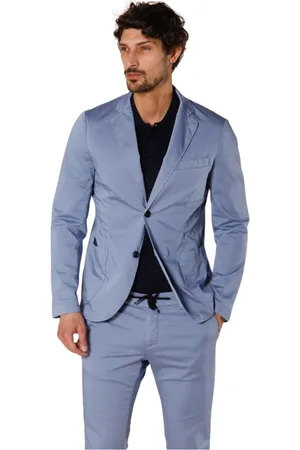 Masons Jakke, Herre, Blå, 2XL, Bomuld, Regular Fit Blazer Da Vinci Travel