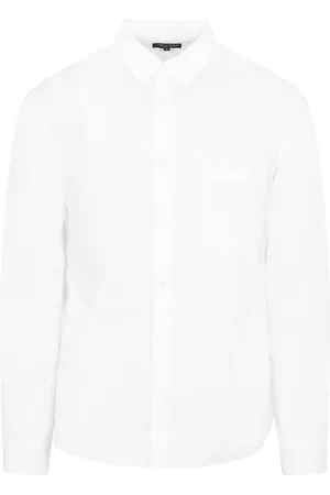 Comme des Garçons Skjorte, Herre, Hvid, S, Bomuld, Hvid bomuldsskjorte