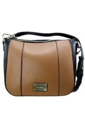 Emporio Armani Taske, Dame, Sort, ONE SIZE, Uld, Tekstureret justerbar skuldertaske