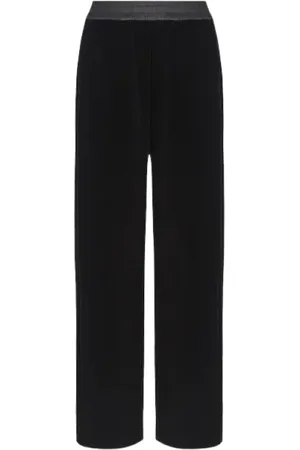 Emporio Armani Bukser, Dame, Sort, L, Velvet Palazzo Bukser