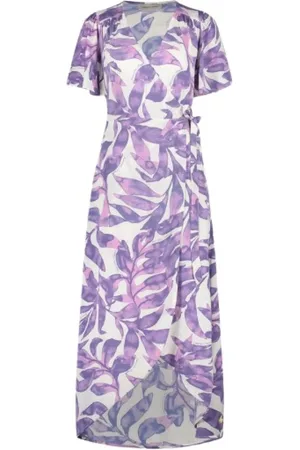 Fabienne Chapot Kjole, Dame, Lilla, L, Archana Wrap Kjole