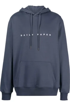 Daily paper Sweathshirts & Hoodies, Herre, Blå, 2XL, Bomuld, Alias Hættetrøje