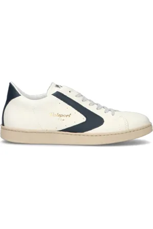 Valsport 1920 Sko, Herre, Hvid, 44 EU, Læder, Hvide Lædersneakers Gummisål Snørelukning