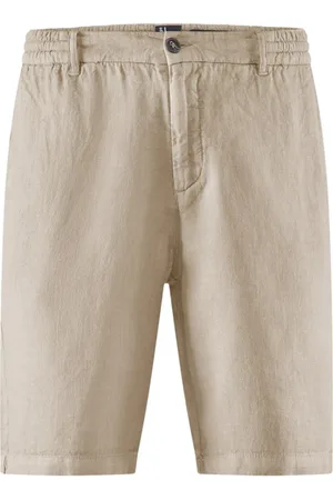 Bomboogie Shorts, Herre, , 2XL, Linned, Behagelige Fit Linned Chino Shorts