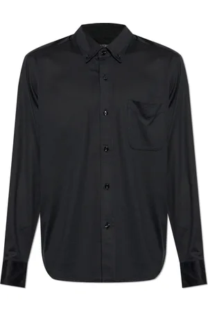 Tom Ford Skjorte, Herre, Sort, XL, Bomuld, Skjorte med lomme