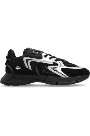 Lacoste Sko, Herre, Sort, 43 1/2 EU, Læder, Sneakers med logo