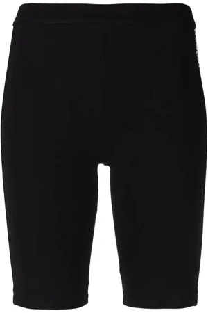 Dsquared2 Shorts, Dame, Sort, S, Bomuld, Sort cykelshorts i bomuld og elastan