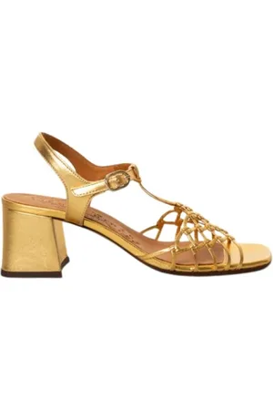 Chie Mihara Sko, Dame, Gul, 36 EU, Uld, Højhælede sandaler