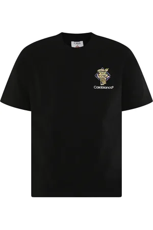 Casablanca Top, Herre, Sort, XL, Uld, Diamond Column Stilfuld Skjorte