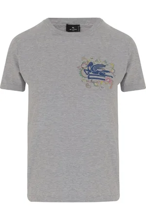 Etro Top, Dame, Grå, S, Bomuld, T-Shirt