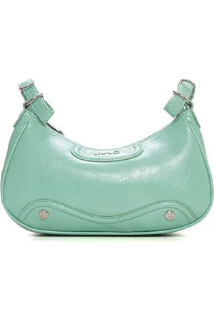 Liu Jo Taske, Dame, Grøn, ONE SIZE, Uld, Halvmåneformet Taske
