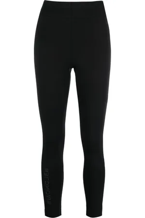 Moncler Bukser, Dame, Sort, S, Uld, Stilfulde Leggings
