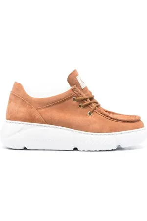 Casadei Sko, Dame, Brun, 39 1/2 EU, Uld, Brune Læder Stilfulde Sneakers