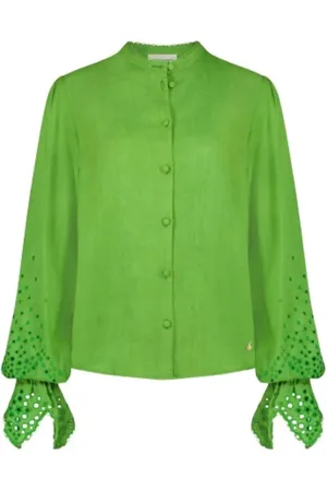 Fabienne Chapot Bluser & Skjorter, Dame, Grøn, M, Clarissa Bluse