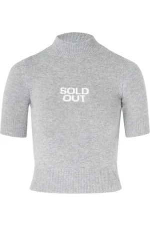 Sportmax Strik, Dame, Grå, XS, Renon Turtleneck Strik