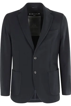 Circolo Jakke, Herre, Blå, XL, Cashmere, Cashmere Jersey Jakke