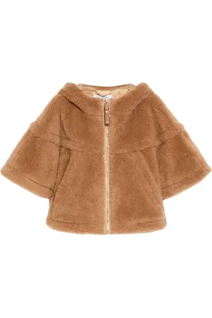 Max Mara Jakke, Dame, , M/L, Teddy Fabric Kimono Coat