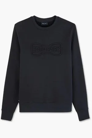 Eden Park Sweathshirts & Hoodies, Herre, Blå, 2XL, Bomuld, Sweatshirt hættetrøjer