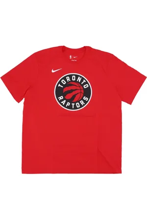 Nike Top, Herre, Rød, XL, Bomuld, Toronto Raptors Logo Tee