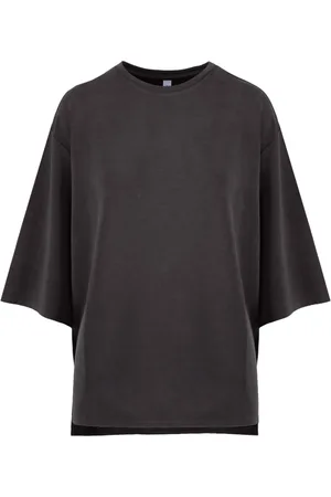 Bomboogie Top, Dame, Sort, L, Oversized T-shirt i Modal Blend