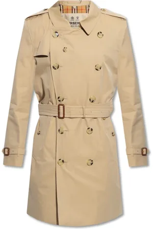 Burberry Frakke, Herre, , XL, Bomuld, Kensington Heritage Trenchcoat