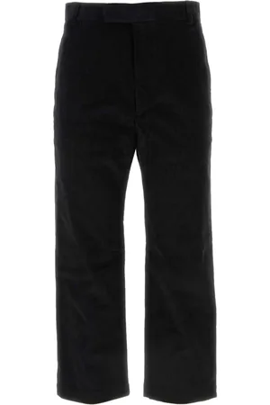 Thom Browne Bukser, Herre, Sort, S, Corduroy Sorte Bukser