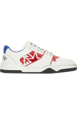 Dsquared2 Sko, Herre, Hvid, 43 EU, Bomuld, Spiker Sneakers